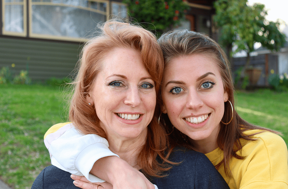 Annie Wrucke With Her Daughter - Sarah